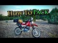 How I Pack My Motorcycle For Camping