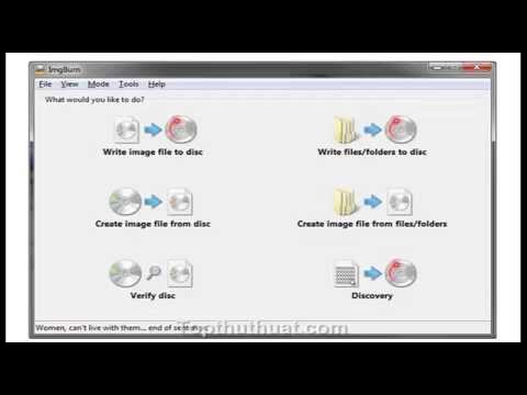 Video: Cách Ghi đĩa Bằng Chương Trình Imgburn
