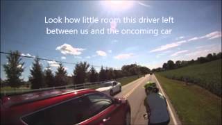 Hyundai SUV passes too close 07312015
