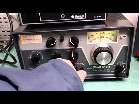 Drake T-4XB Transmitter Test