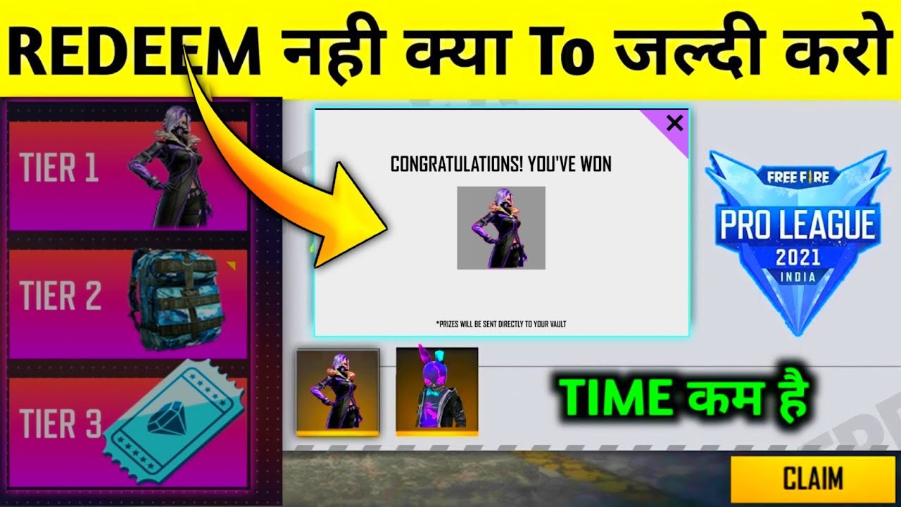 FFPL MATCH DAY 2 REDEEM CODE | FREE FIRE NEW REDEEM CODE | PRO LEAGUE 2022 NEW REDEEM CODE