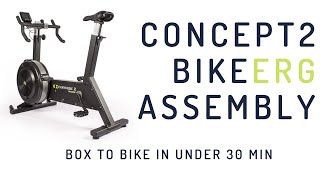 Concept2 BikeErg Assembly | Box to Bike In Under 30 Minutes