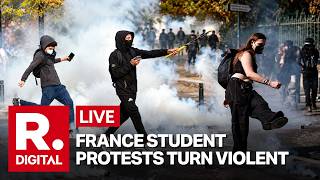 LIVE | France Student Protests Turn Violent: Clashes in Strasbourg, Marseille, Rennes | Macron