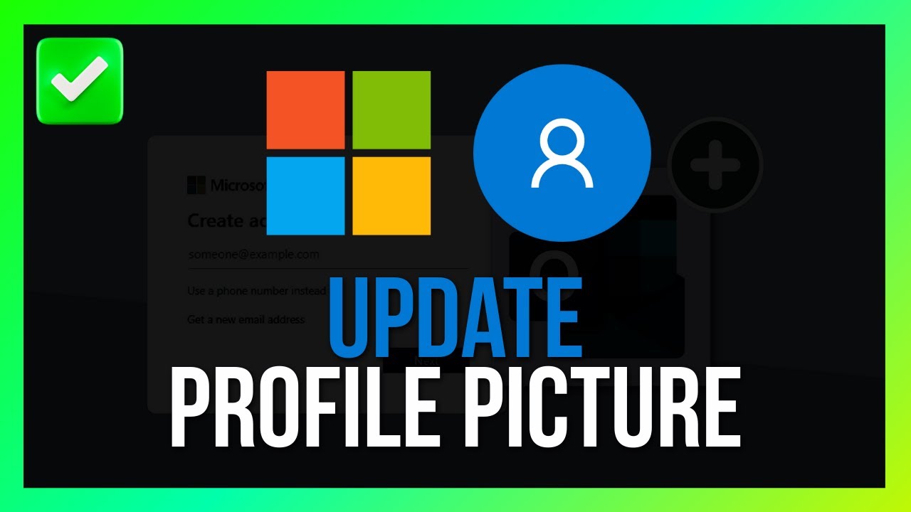[Quick Guide] Update Microsoft Account Profile Picture - YouTube