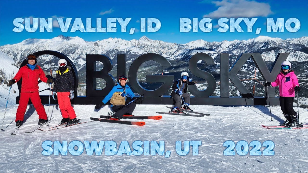 Sun Valley Big Sky SnowBasin Ski Trip Christmas 2022 YouTube