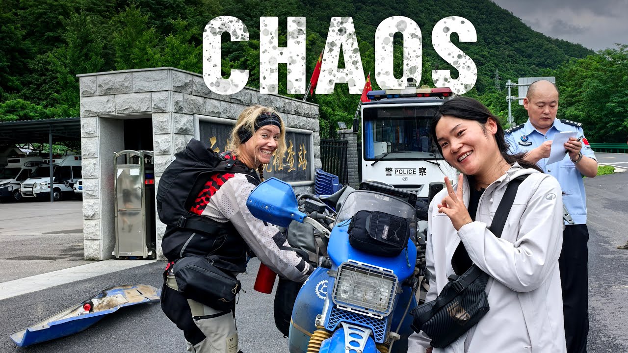 “Chaos Unfolds: Pursued by Chinese Police as Motorcycle Breaks Down 🇨🇳 | S8, EP160” – Video