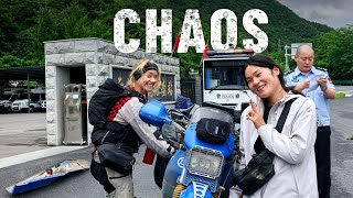 Journey erupts in chaos: stalked by Chinese police and motorcycle falls apart 🇨🇳 |S8, EP160 screenshot 2