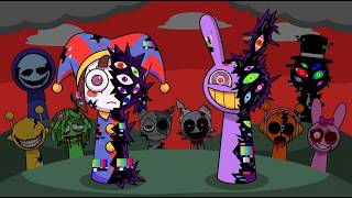 Pomni & Jax ABSTRACTED in SPRUNKI but TADC PHASE 2! (This was TERRIFYING)