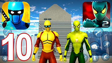 Blue Ninja Hero , Power Spider 2 - Gameplay Walkthrough Part 10 (iOS, Android)