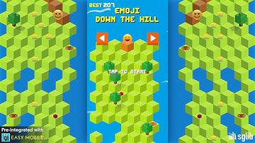 Emoji Down The Hill (New) - Unity Game Template