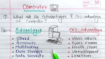 Advantages and Disadvantages of Computer | @KeyPointsEducation