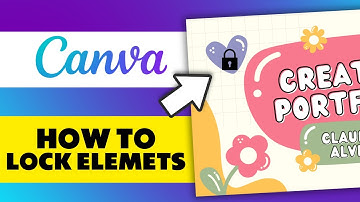 How to Lock Elements in Canva