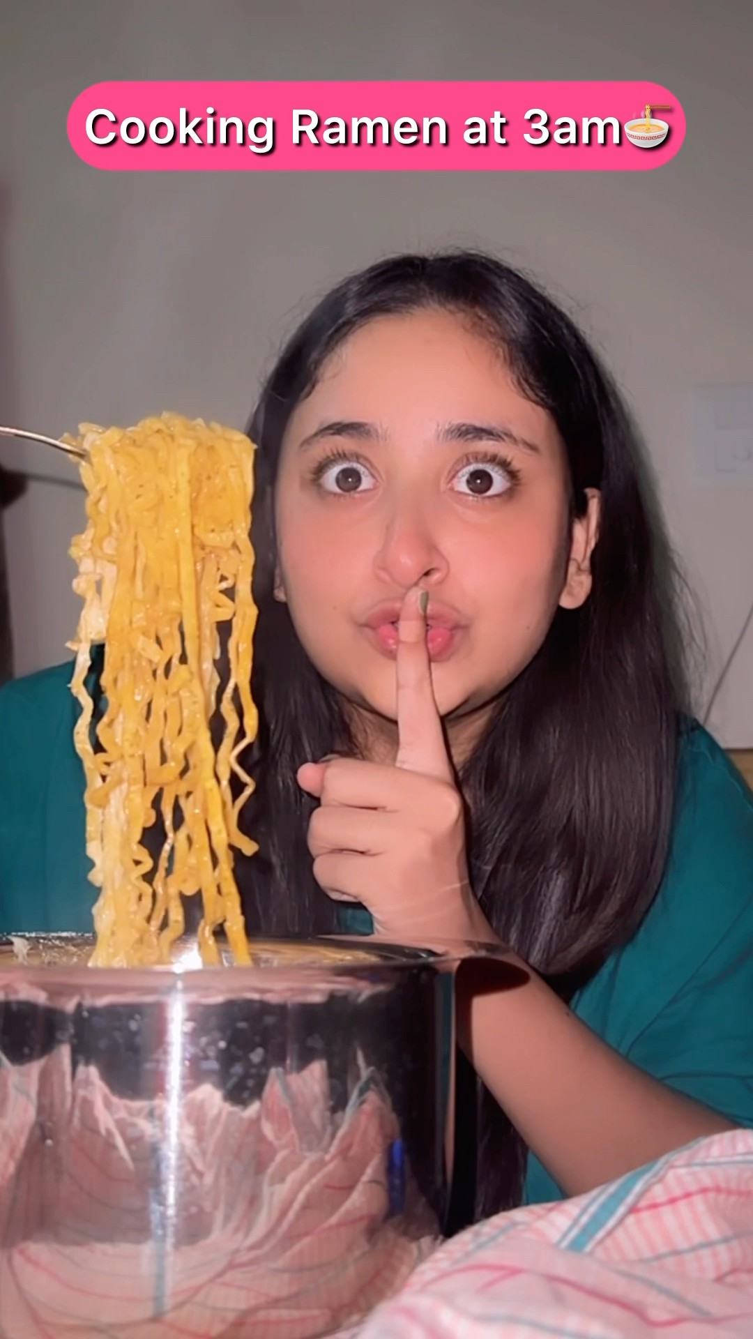Cooking Ramen At 3AM #minivlog #asmr #ytshorts #shorts