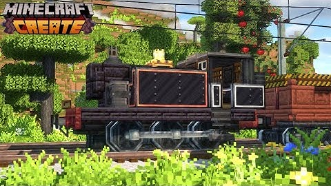 Small 0-6-0T Tank Engine - Minecraft Create Mod Train Tutorial