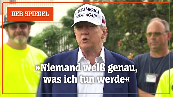 Greifen die USA ein? – Trump zum Krieg in Nahost | DER SPIEGEL