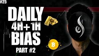 How to Find 4H & 1H Bias Like a Pro | Part 2 | SMC Series Part #25 #smartmoneyconcepts #ict #SMC