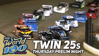 Thursday Twin 25s | 2023 World 100 at Eldora Speedway
