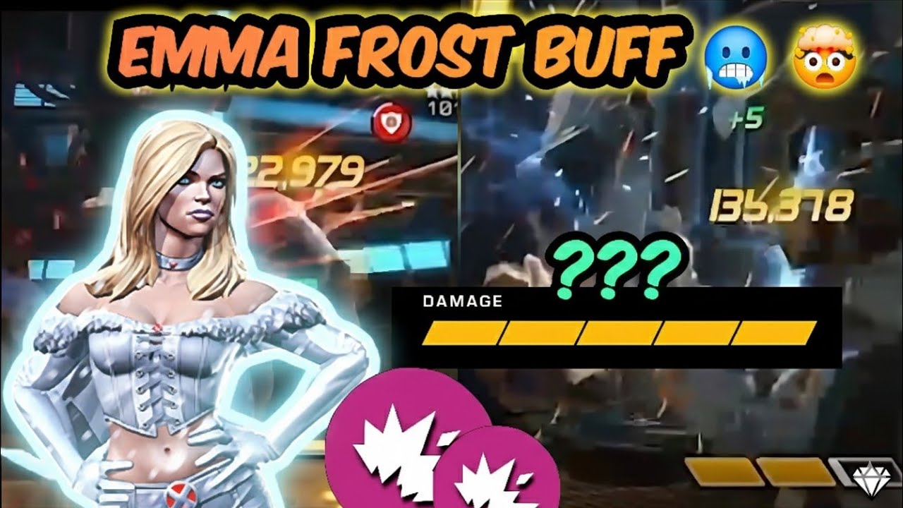 Усиление Эммы Фрост - Более плотный бафф 😍 - Большие критические удары и урон 🤯🤯🤯