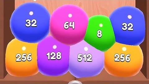 Jelly 2048 | Blob Merge 3D - Gameplay Walkthrough Unlock ,1k 2048k,4M - (Android,iOS)