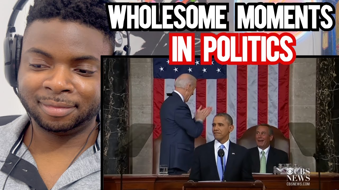 Brit Reacts To WHOLESOME MOMENTS IN AMERICAN POLITICS