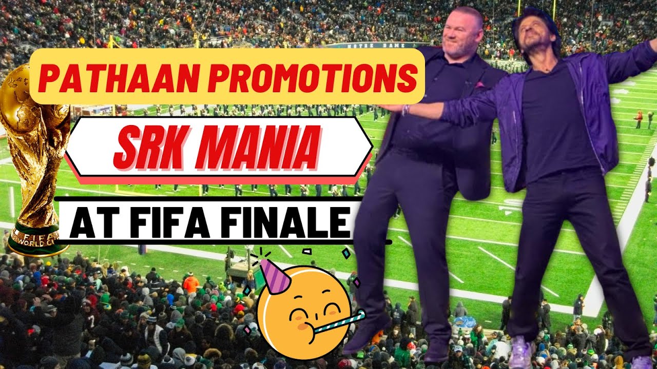 Shahrukh Khan Pathaan Promotions at Fifa Worldcup Finale 2022 | #pathan #srk #deepikapadukone
