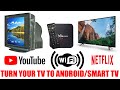 How to make your tv led tvcrt tv turn to android tv or smart tv in very cheapest way