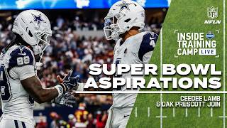 Dallas Cowboys QB/WR duo Dak Prescott and CeeDee Lamb talk Super Bowl | Back Together Weekend