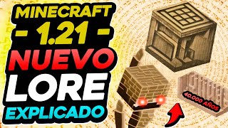 Minecraft 1.21 ( NUEVO LORE EXPLICADO ) Tiempo de la trial chamber, Origen del crafter, Maza lore