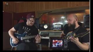 SikTh - In the studio with Dan and Pin, playing Part of the Friction and Pussyfoot.
