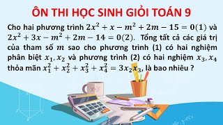 Tìm m biết (x1)^2+(x2)^2+(x3)^2+(x4)^2=3x1x2