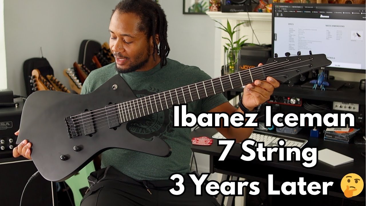 Ibanez Iceman ICTB721 7-струнная гитара. Повторный обзор!!!!
