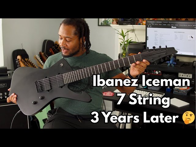 Ibanez Iceman ICTB721 7 String RE-Review!!!! - YouTube