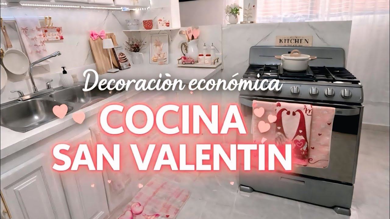 Decoración de cocina para San Valentín 💖 ideas lindas y económicas