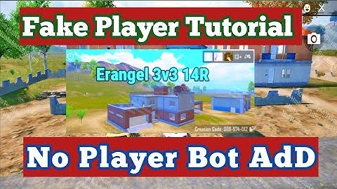 ADD Bot When No Player Join | How To Add Bot in Wow Map | Add Bot In wow PUBG Mobile