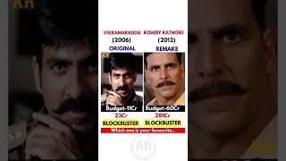 Vikramarkudu Vs Rowdy Rathoreraviteja akshaykumar remake shorts shortstrendingviraltrend