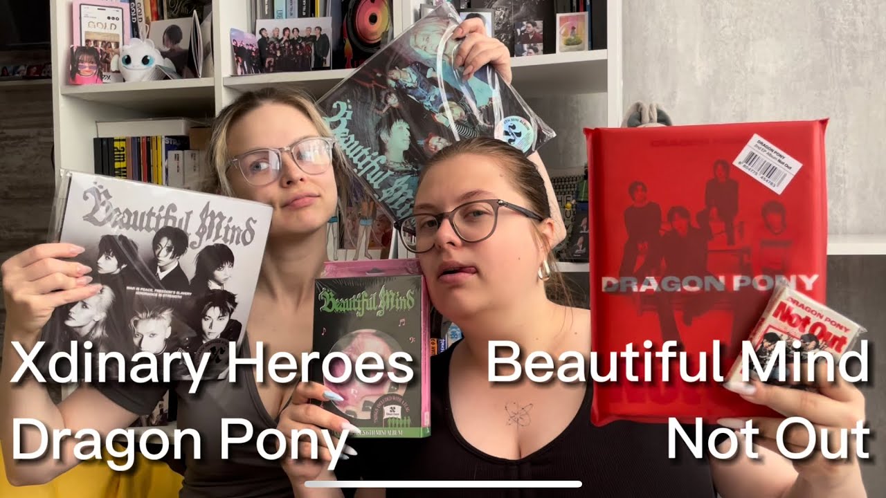 ✨Распаковка альбомов Xdinary heroes “Beautiful Mind и Dragon Pony “Not Out”✨