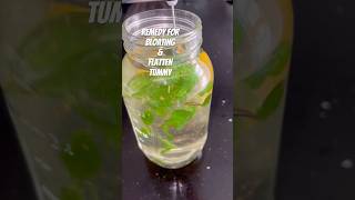 How to flatten tummy & reduce bloating/ get rid of bloating remedy stomach belly