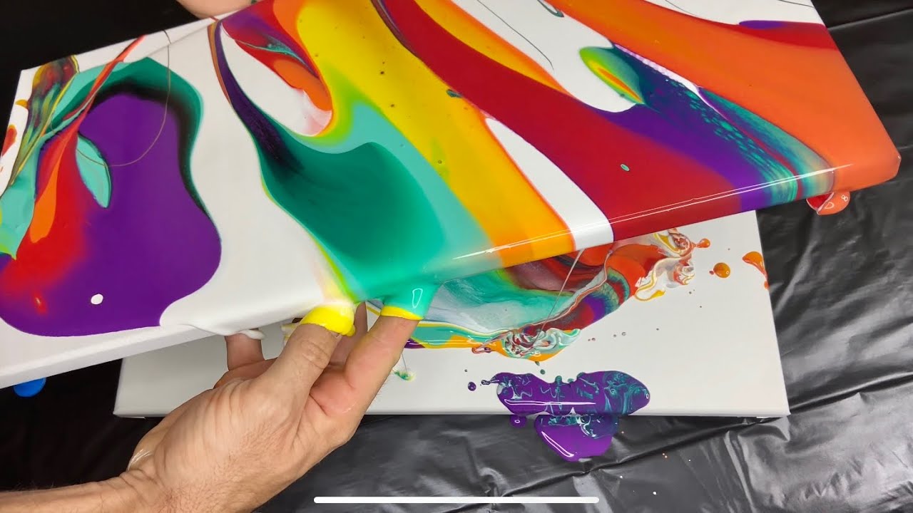 Paint Pouring for Kids
