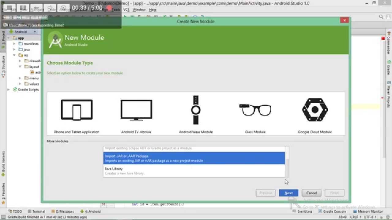 Android studio aar. Android studio aar