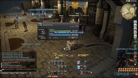 Final Fantasy XIV: ARR - Beginners 100% HQ Crafting - Step by Step Guide/Tutorial