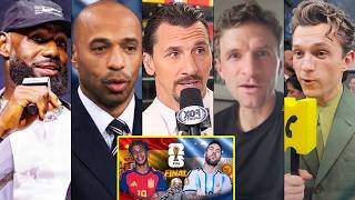 World Cup Final Prediction by Celebrity | Messi vs Yamal | Argentina vs Spain Reaction