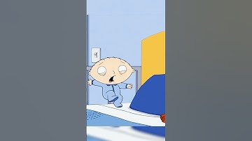 Brain scares Stewie with an album cover😁😬#shorts #familyguy