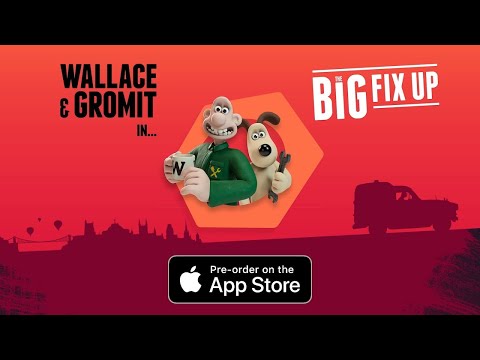 Wallace & Gromit: Big Fix Up is available to Pre-Order on the App Store now!