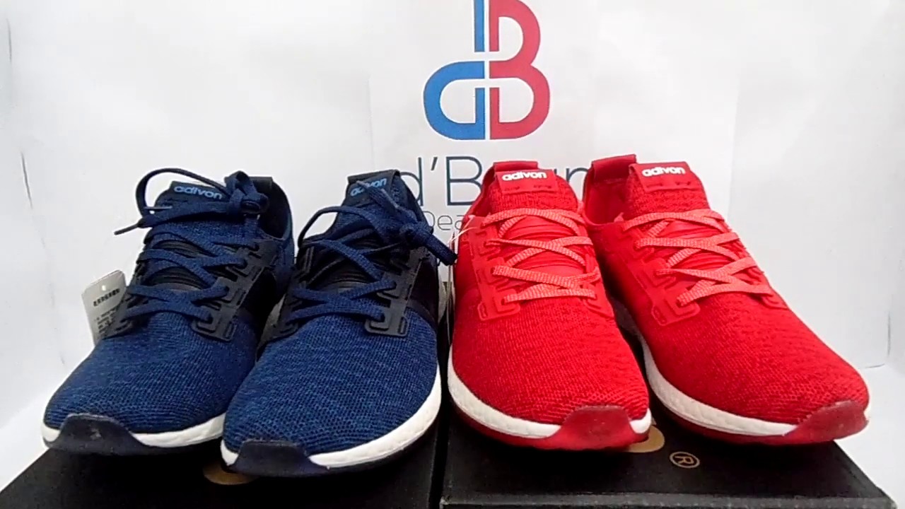 ADIVON Jogging Shoes   Parachute Material   S 193 & S 194   Royal & Blue Red   Unisex Running & Jogg
