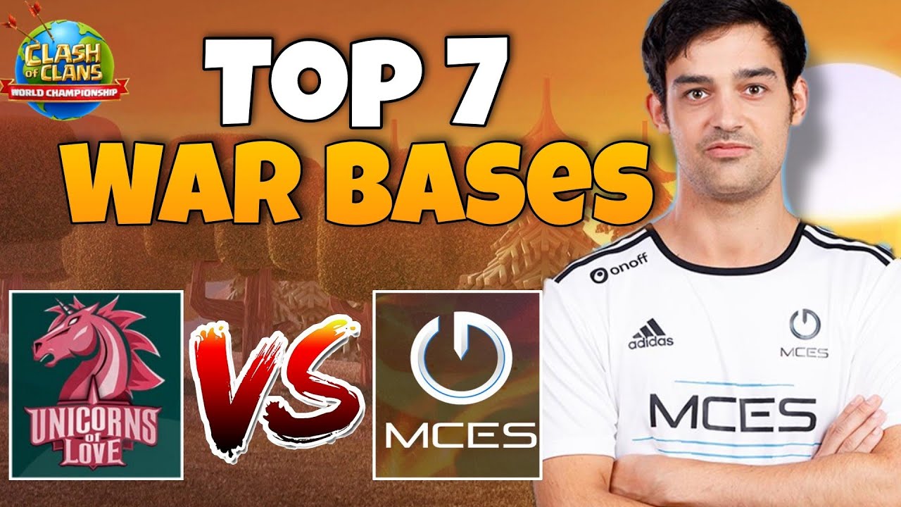 *New* Top 7 Th13 War Base With Link | MCES vs Unicorns Of Love Bases | Clash Of Clans