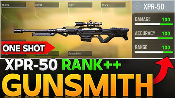 BESTE XPR-50 ONE SHOT GUNSMITH IN CALL OF DUTY MOBILE | XPR-50 DEADLY RANK BUILD IN COD MOBILE |