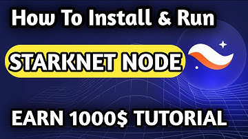 How To Install & Run Starknet Node On Mainnet Beginners Tutorial in Tamil | Earn Free 1000$ Airdrop