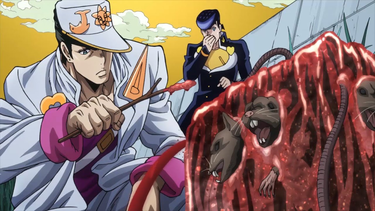 ジョジョの奇妙な冒険【#98】仗助は罠に落ち、ラットの針の1つに当たっ