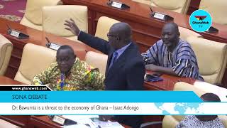 Isaac Adongo slams government for ignoring the economy during SONA