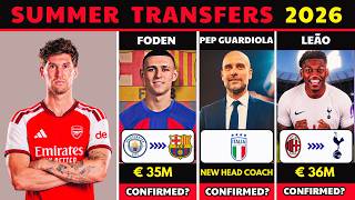 🚨 Ultimi Trasferimenti Confermati Estate 2026 🔥 Notizie di Calciomercato Oggi | John Stones, Pep ...